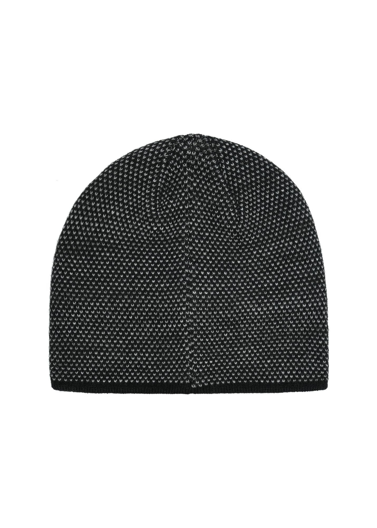 Men's black set with hat and scarf ZESTM-0006-9J(Z26)