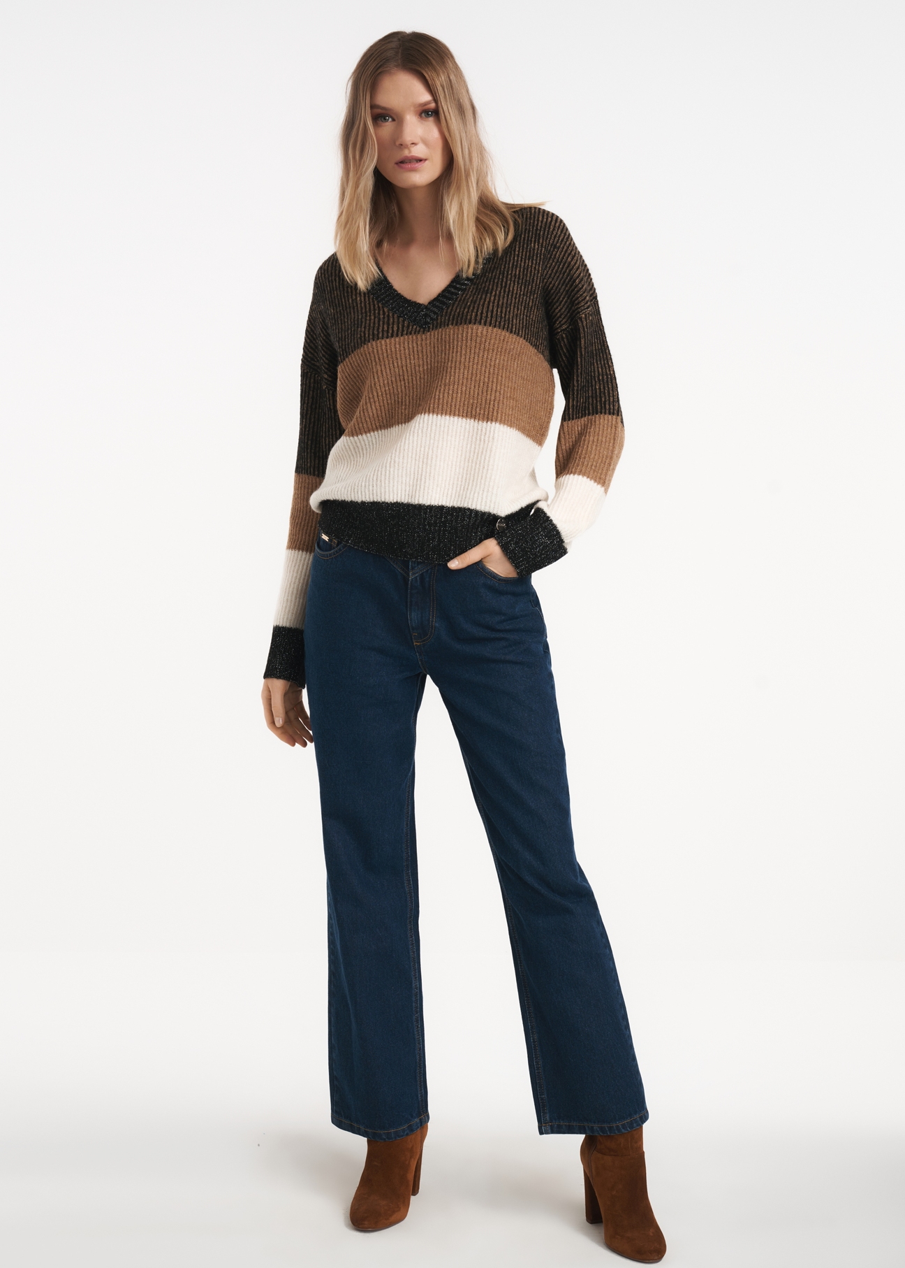 Women's straight leg jeans JEADT-0006-69(Z22)-02