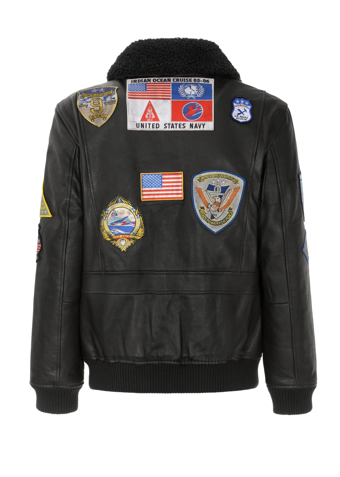 Kurtka skórzana męska z kolekcji TOP GUN KURMS-0218-1308(Z22)-06