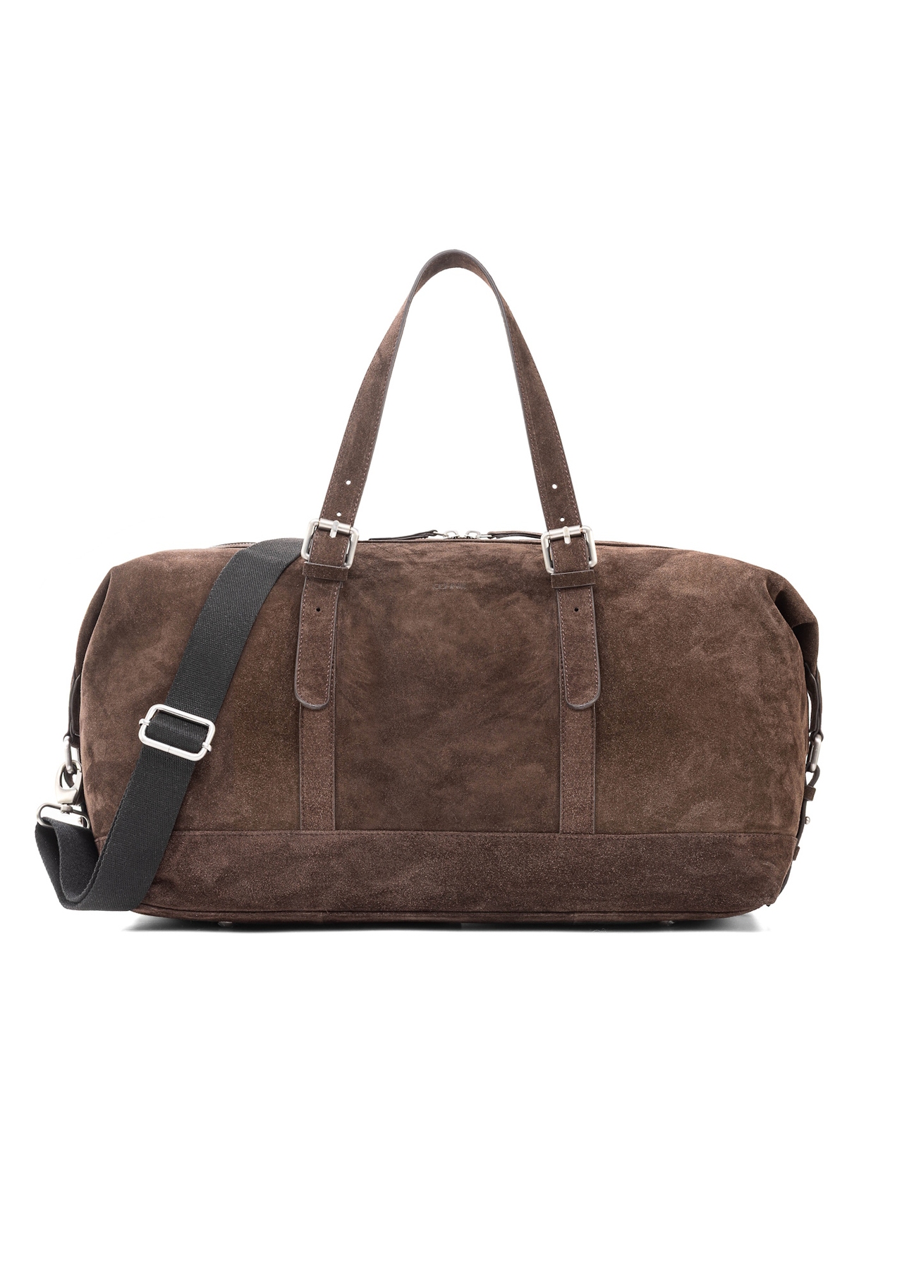 Chocolate leather men's bag TORMS-0476-90(Z25), front product view on white background.