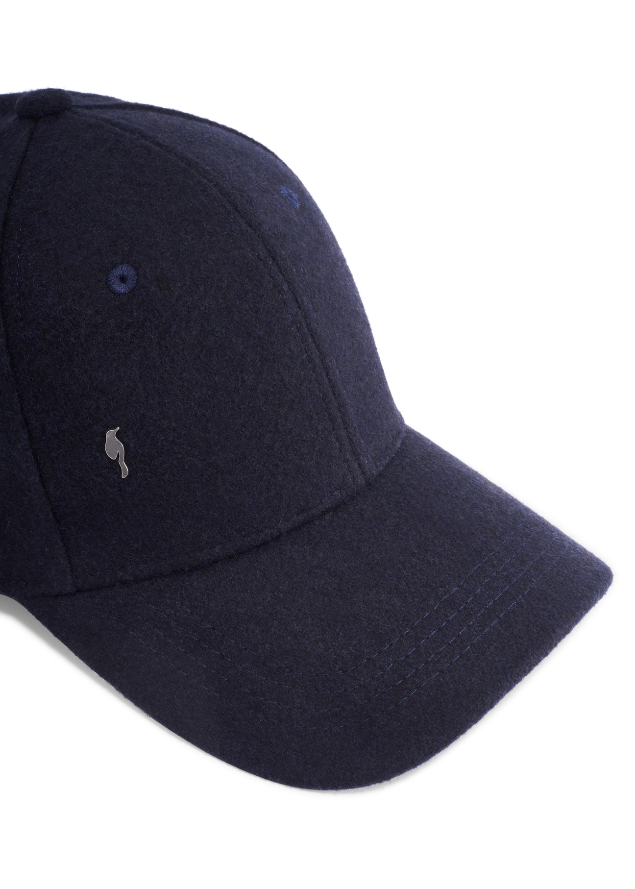 Navy blue men's baseball cap CZAMT-0101-7E(Z26), close-up of the product on a white background.
