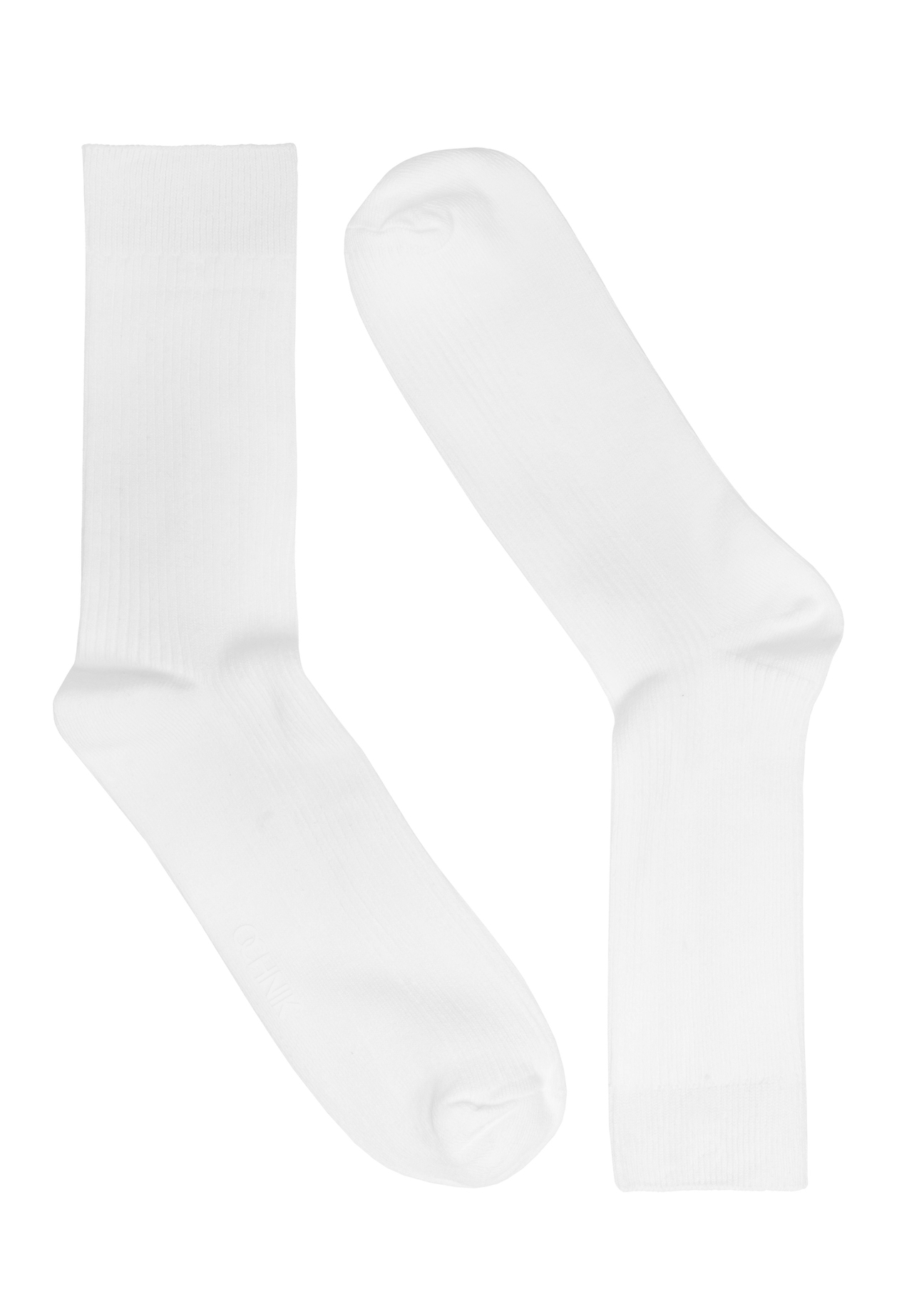 Men's long ribbed socks SKAMT-0195-11(W25), product view from the front without packaging, view on a white background.