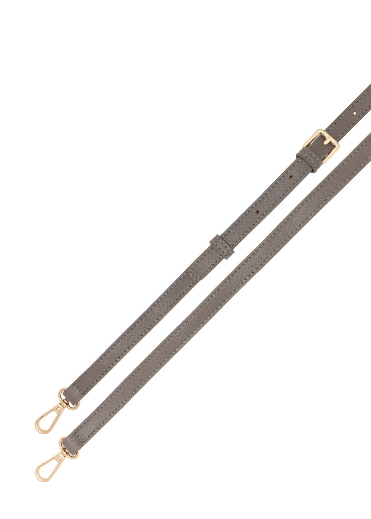 Light brown women's handbag with monogram TOREC-1180-1K(W26), view of the product strap on a white background.