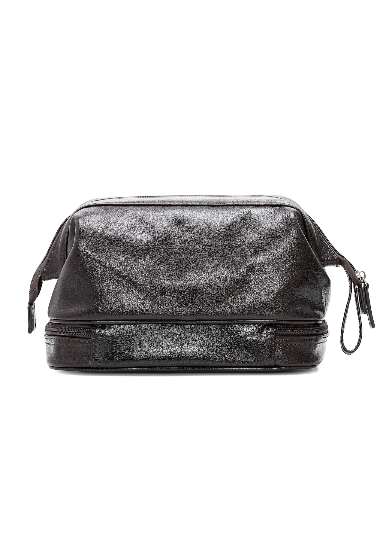 Men's glossy cosmetic bag TORMS-0479-89(Z25), back view of the product on a white background.