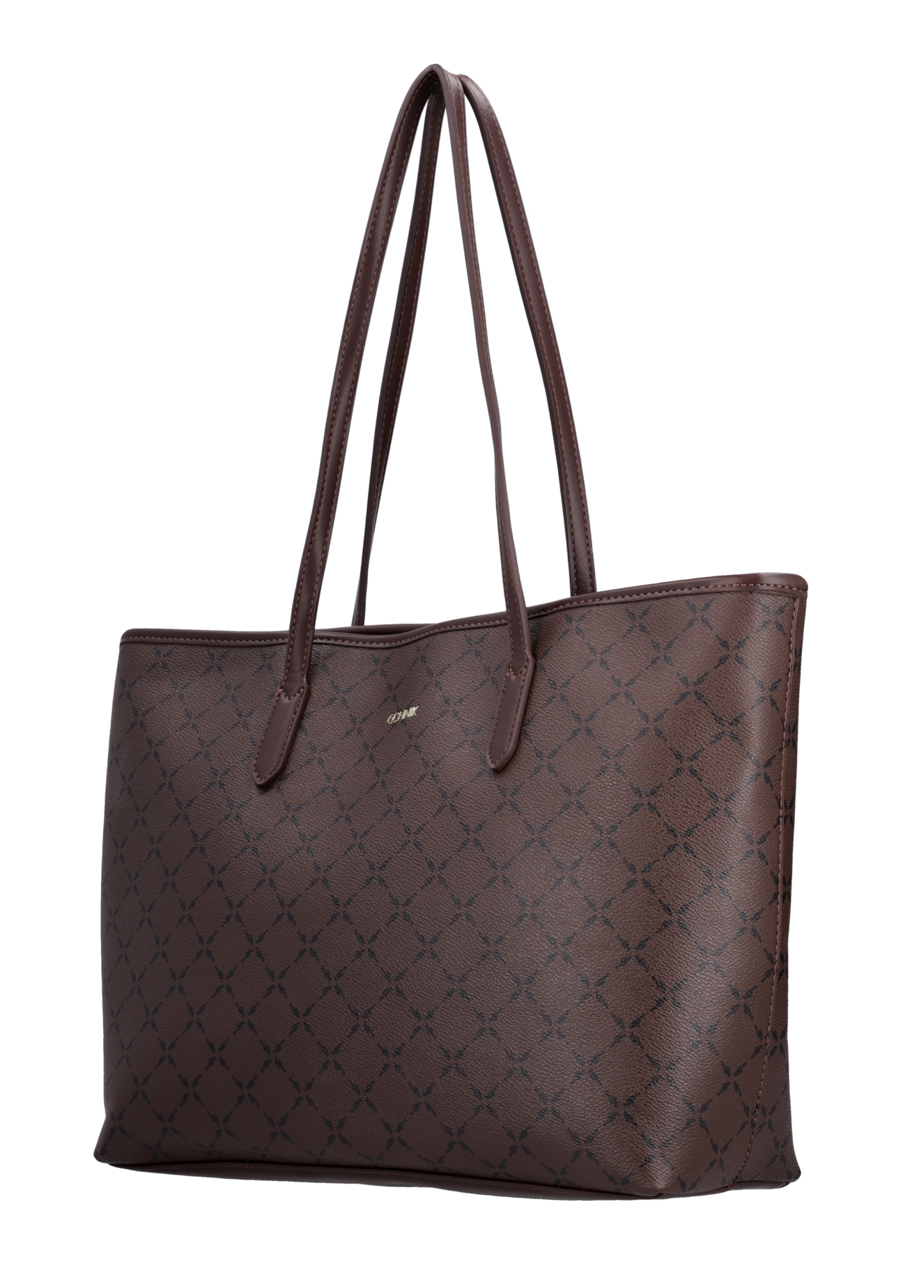 Branded women's shopper bag TOREC-1299-1P(Z26), angled view of the product on a white background.