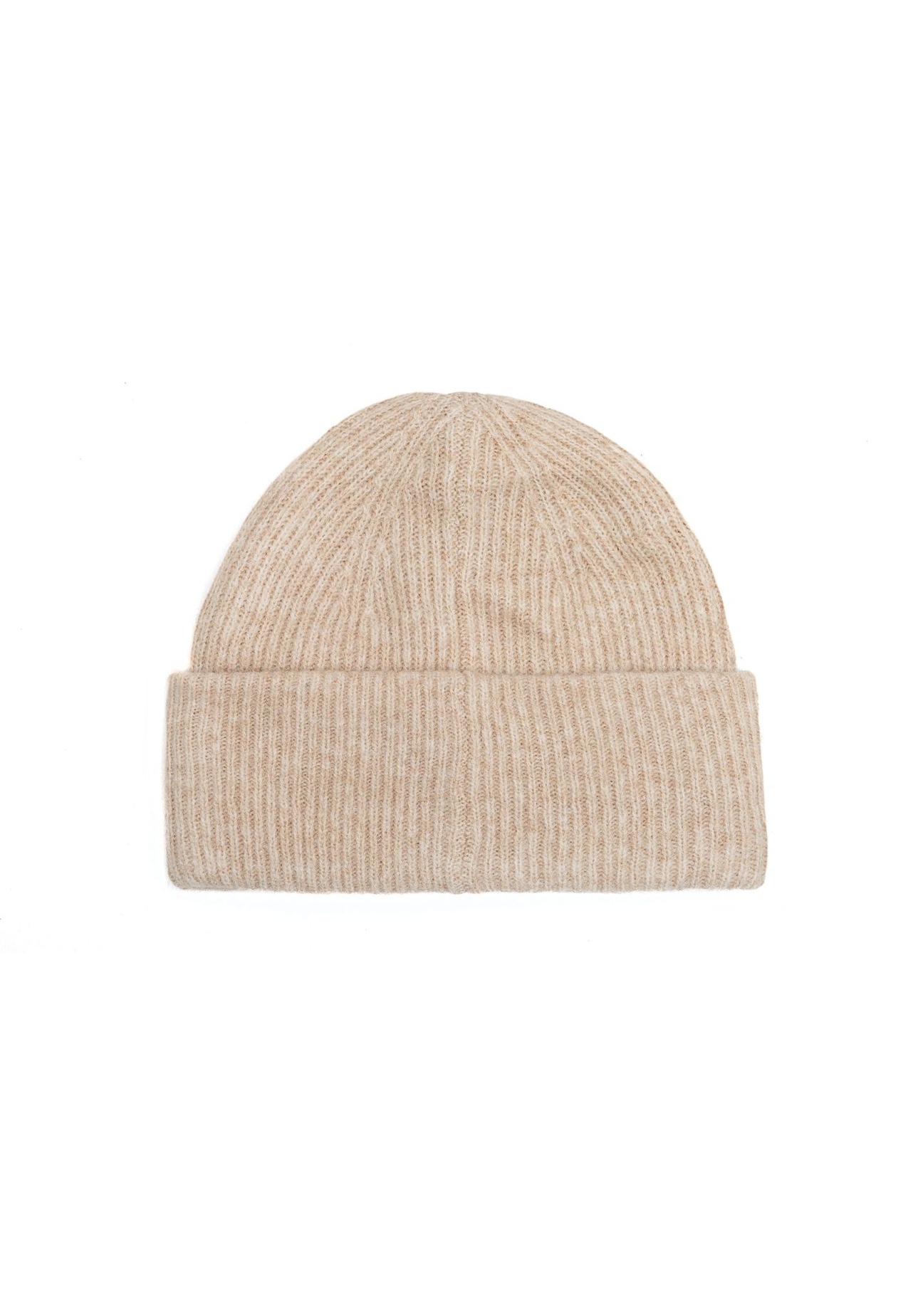 Women's light beige cap CZADT-0201-1A(Z26), back view of the product on a white background.