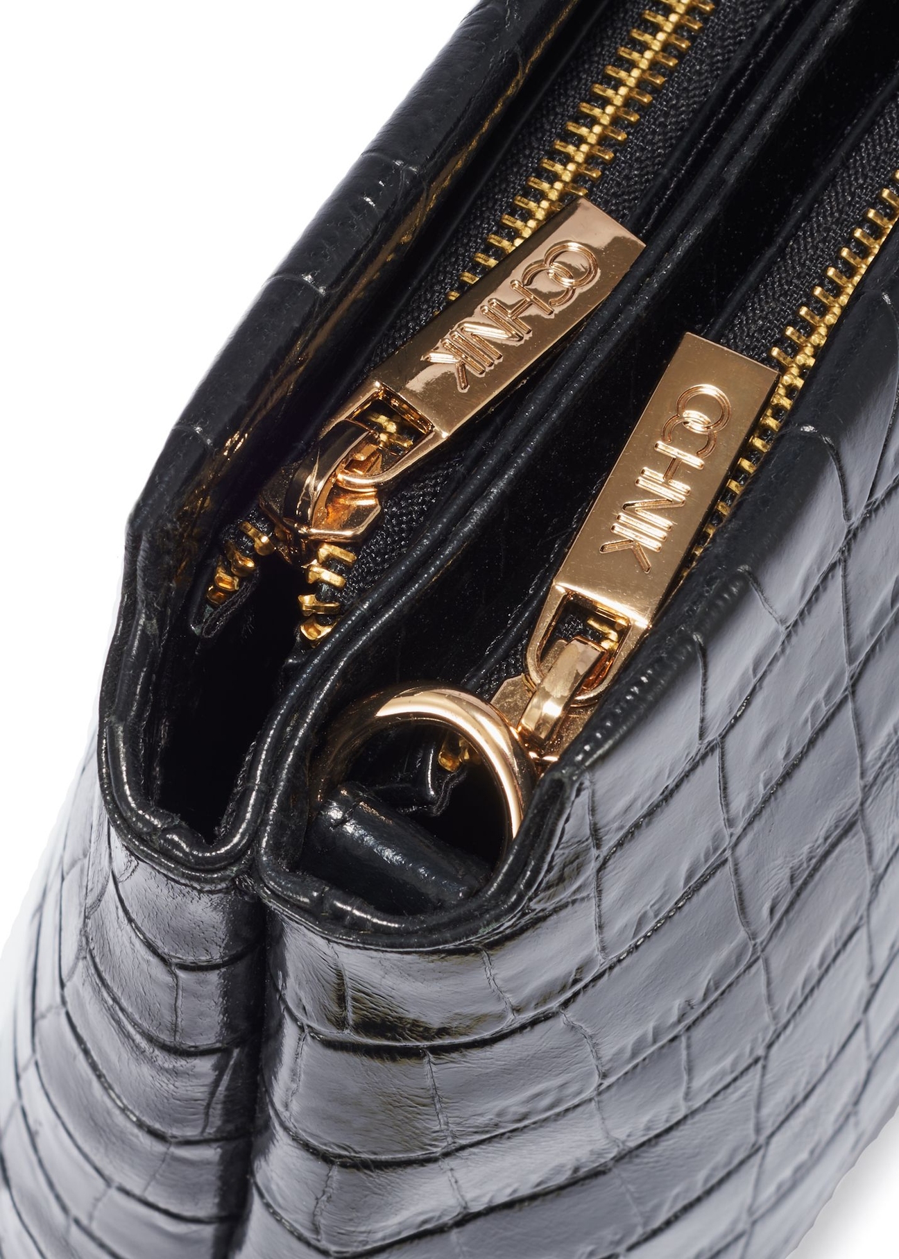 Black croco women's handbag TORES-1159-9G(Z26)