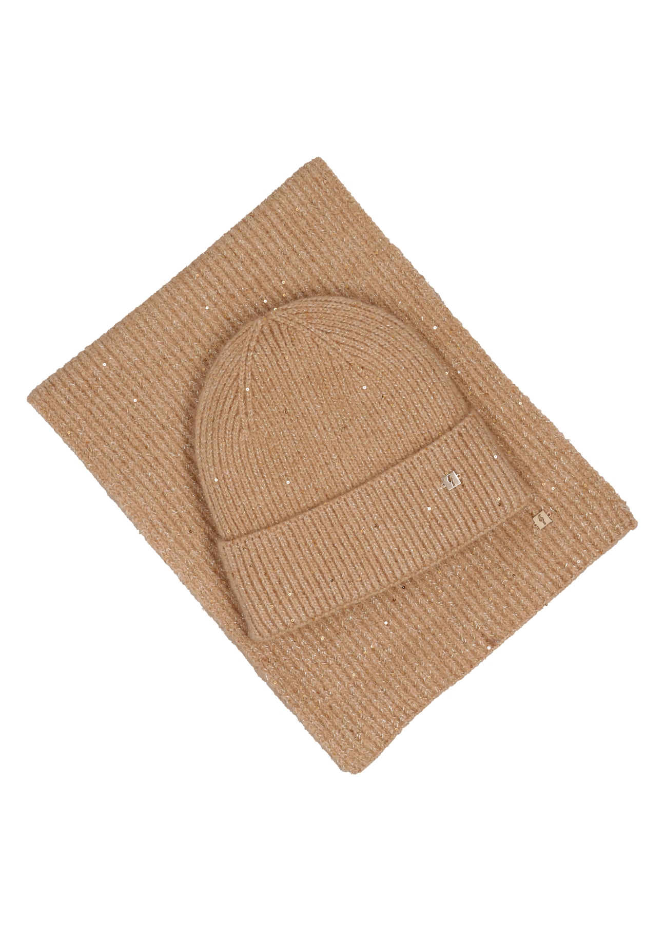 Camel hat and scarf set ZESTD-0016-1D(Z26)