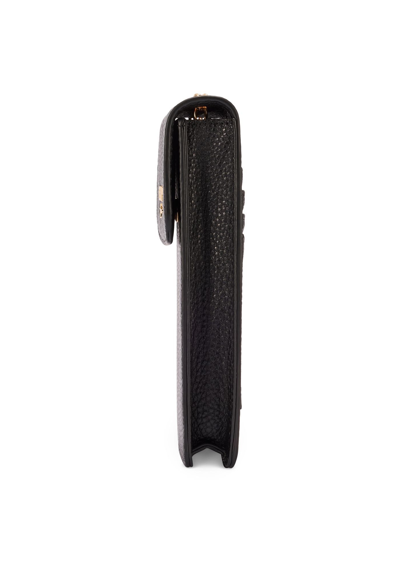 Black women's pouch  TOREC-1112-9I(Z26)- side view of the product on a white background.