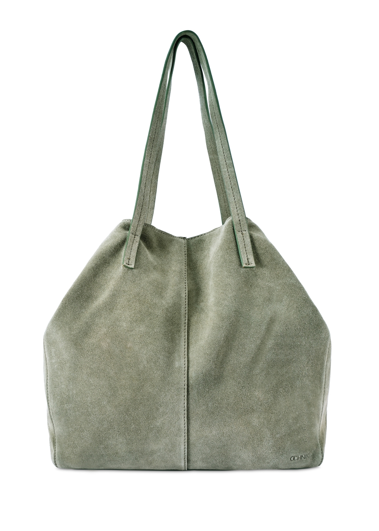 Sage leather women's handbag TORES-1252-8F(W26) - front product view, on white background.