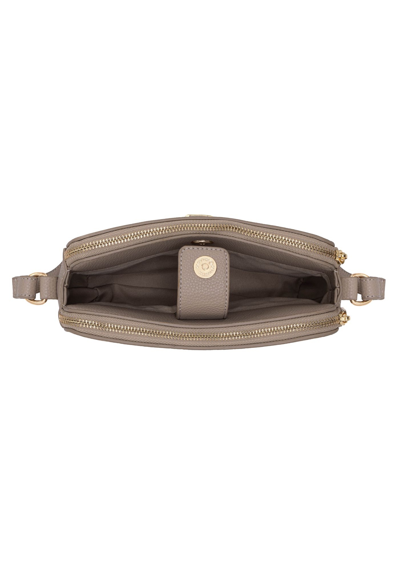 Light beige three-chamber women's bag TOREC-0830-80(Z24)-05