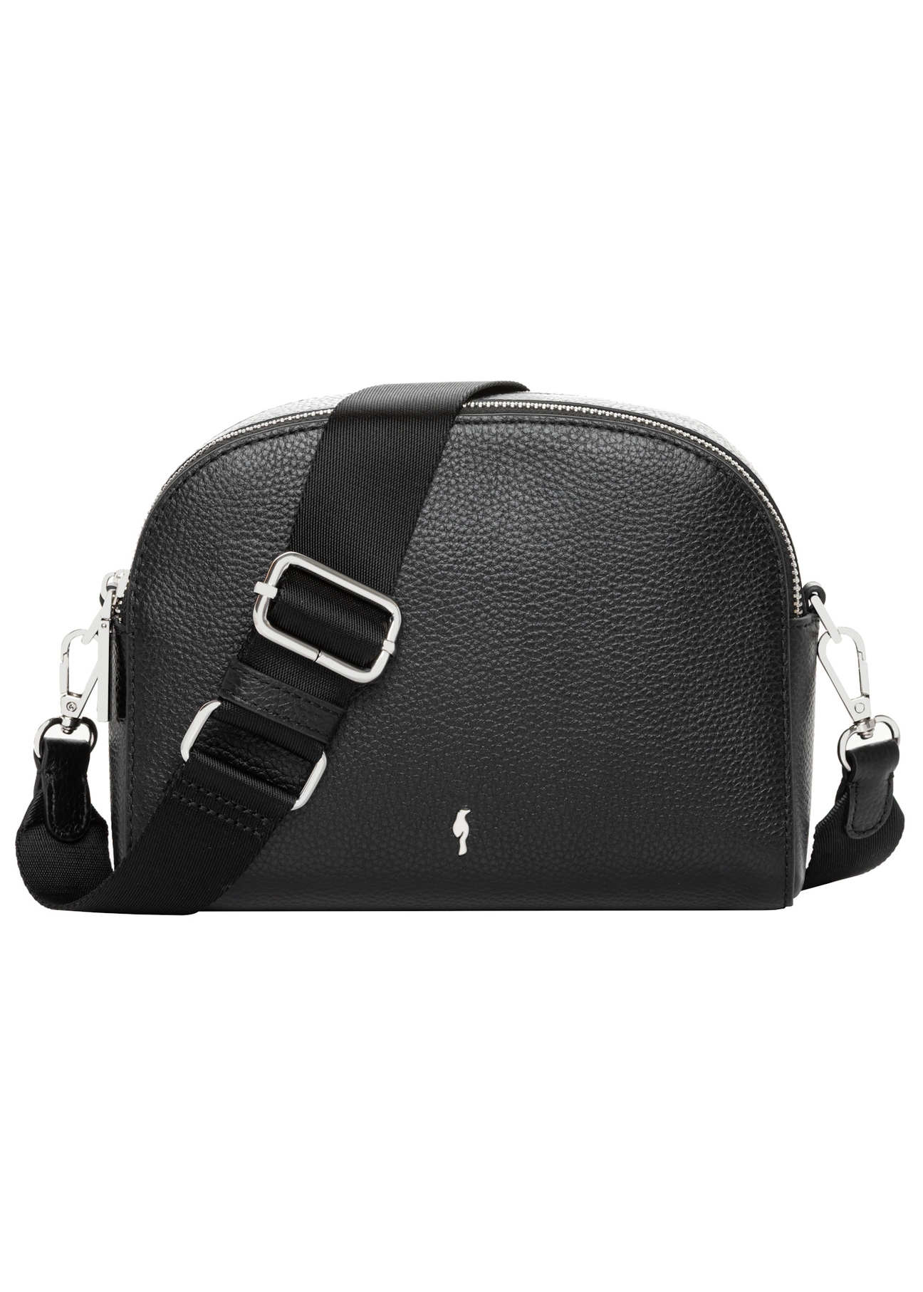Small two-compartment leather women's handbag TORES-1349-9I(Z26), front product view on white background.