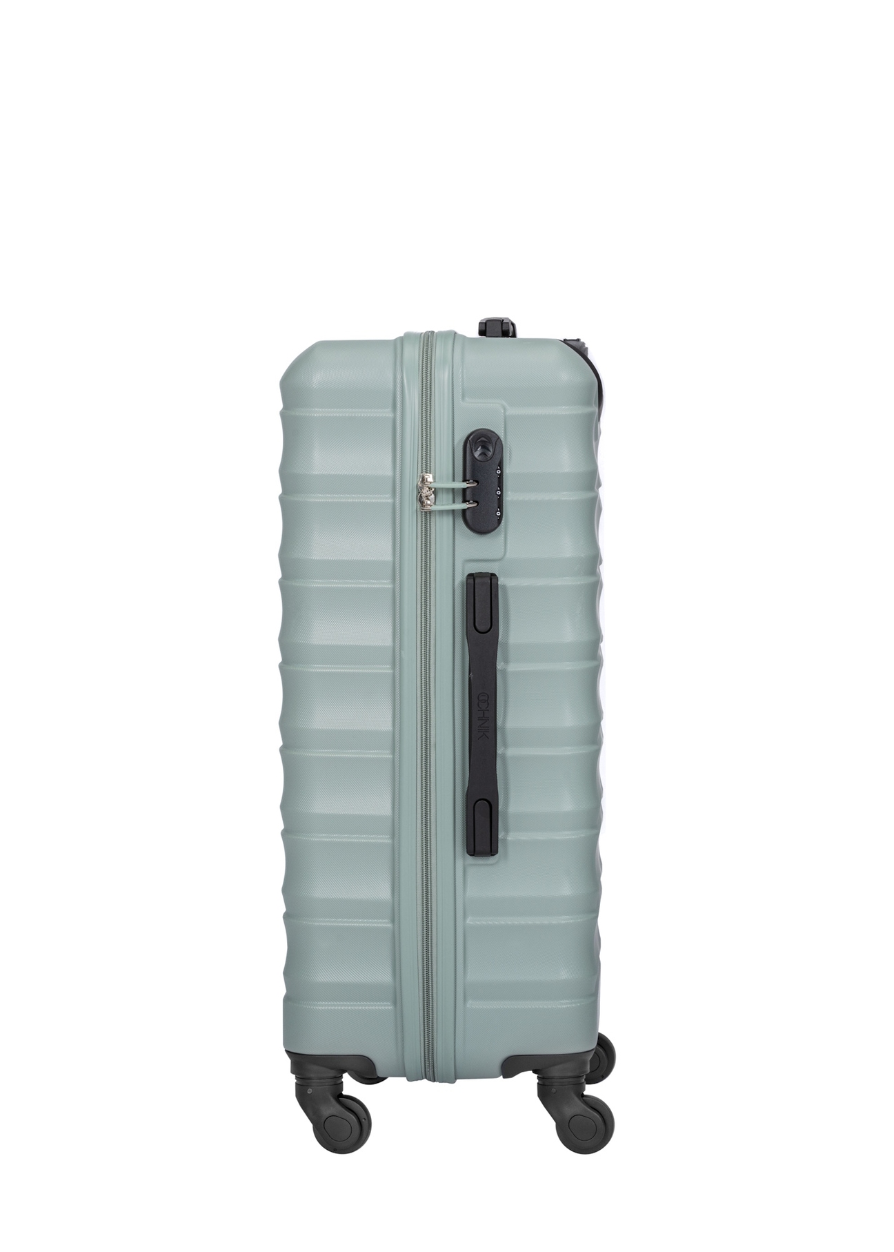 Medium suitcase on wheels WALAB-0081-8F-24(W26), side view of the product on a white background.