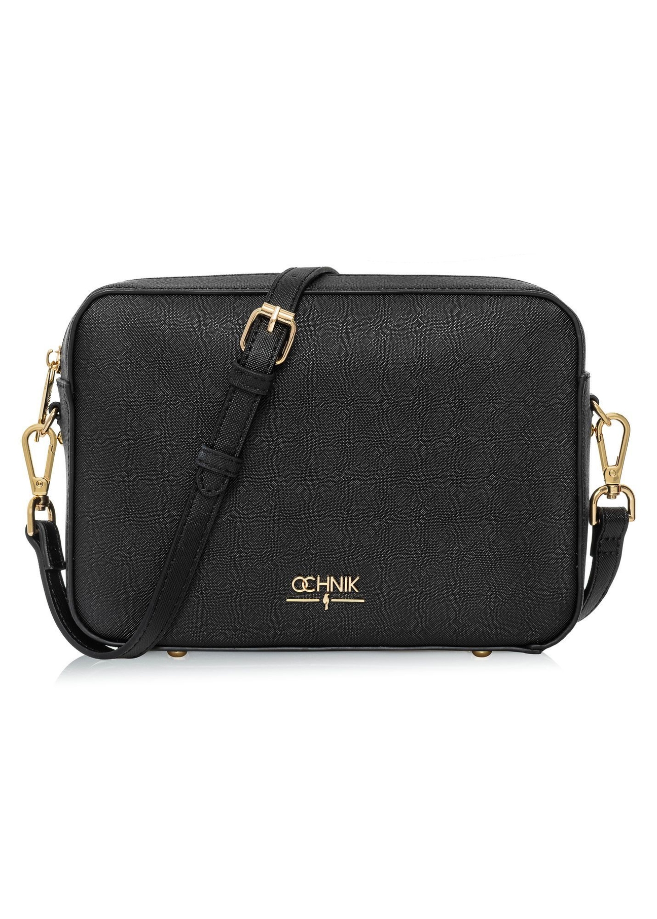 Black women's handbag TOREC-0003J-99(Z25), front view on white background.