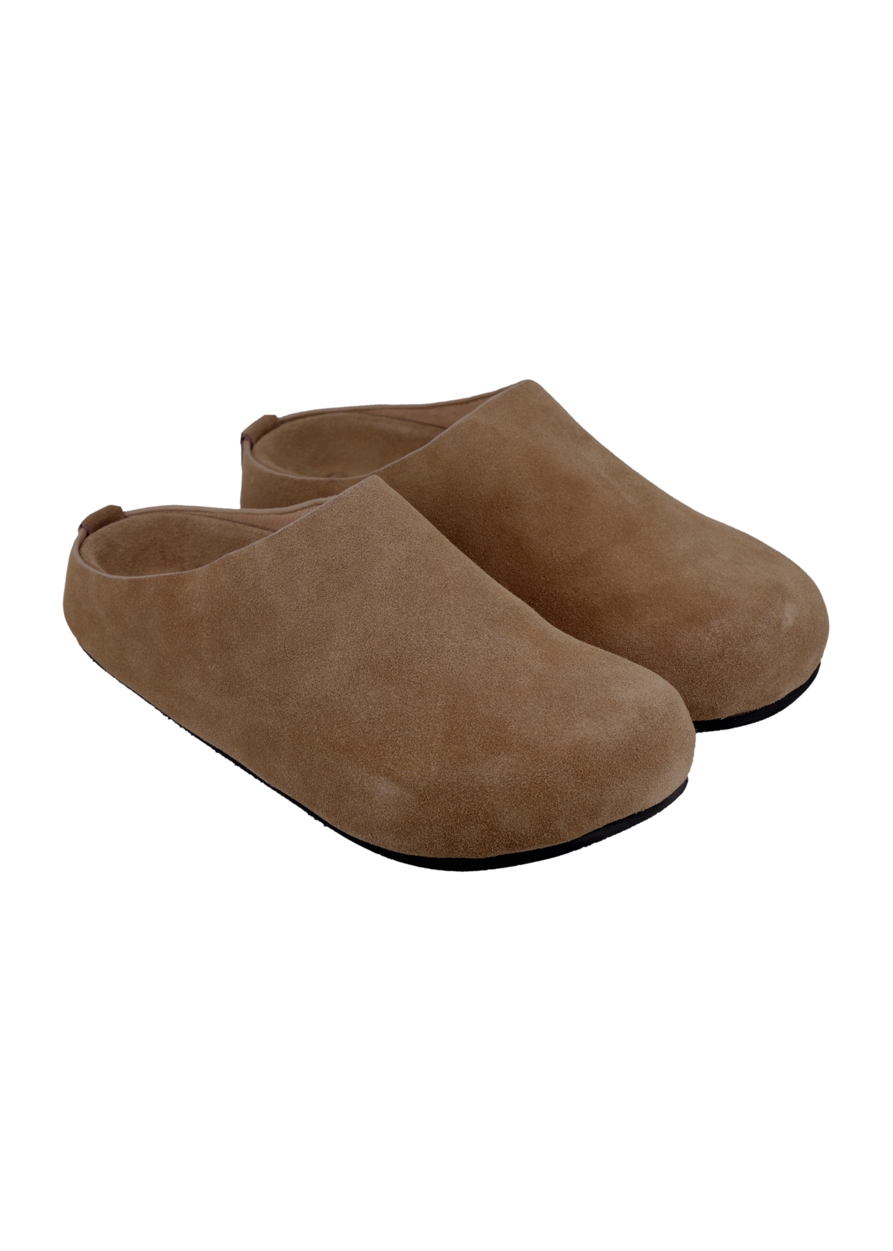 Women's cool beige slippers BUTYD-1322-1K(Z26), angled product view on a white background.