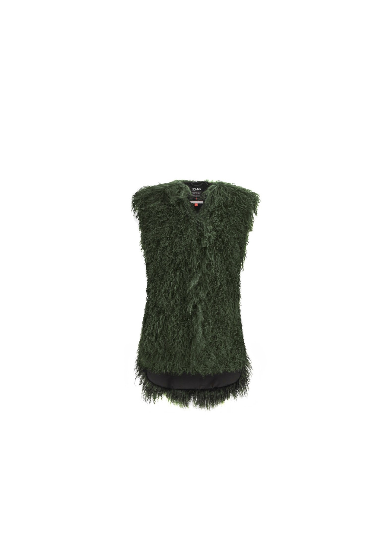 Green women's vest KAMDF-0018-4099(Z20)-01