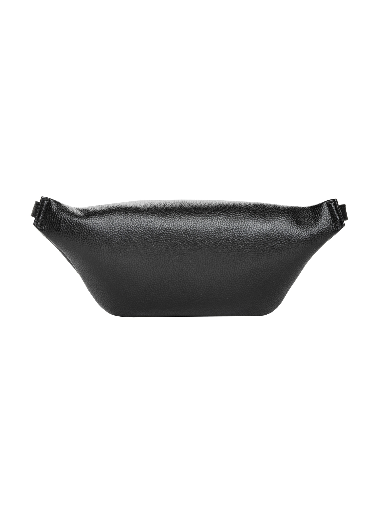 Black women's waist bag with pockets TOREC-1369-9I(Z26). Back view on a white background.