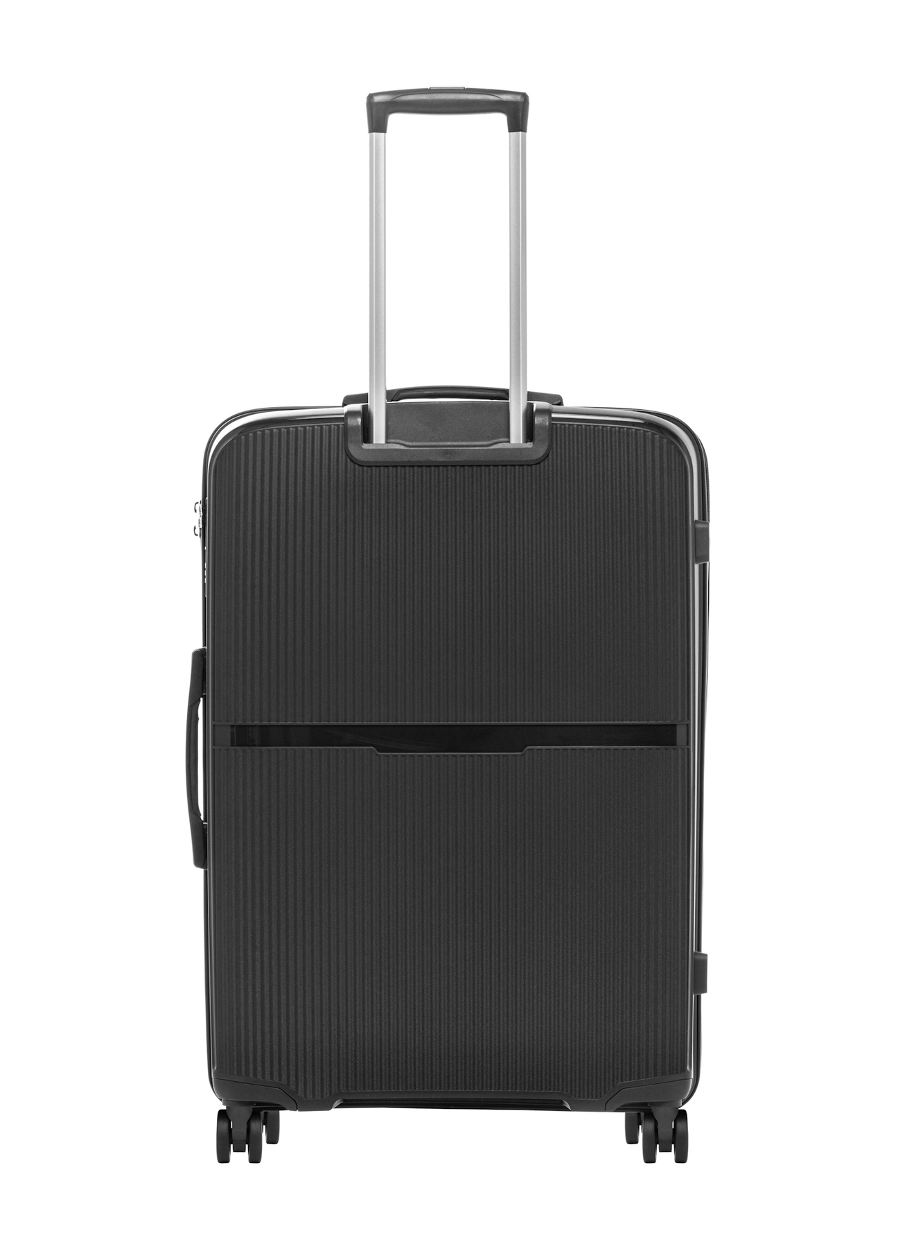 Set of 19"/24"/28" trolley cases WALPP-0026-99(W26), back view of the product on a white background.