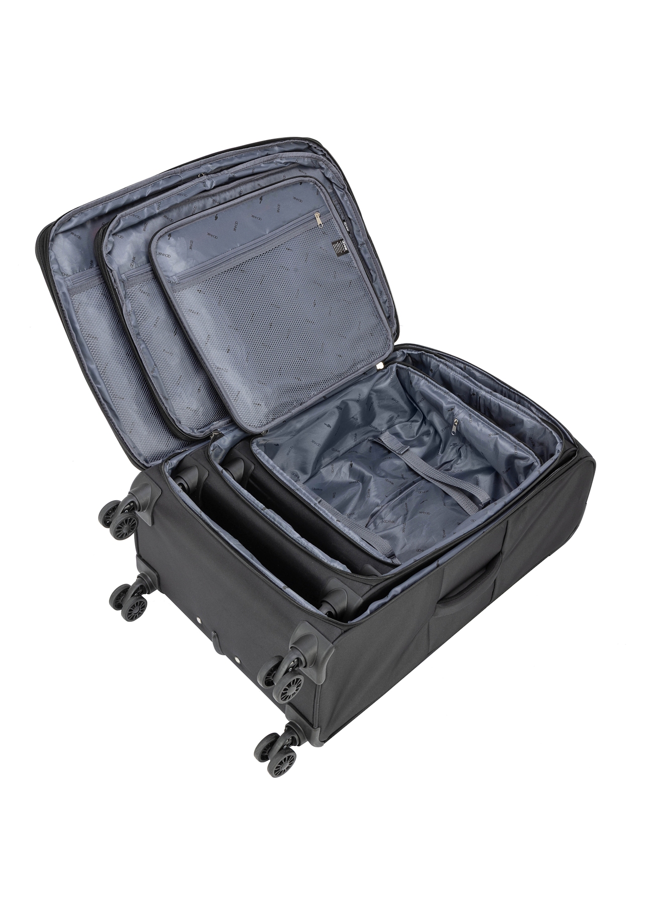 Set of suitcases on wheels 19'/24'/28' WALNY-0042-99(W25)