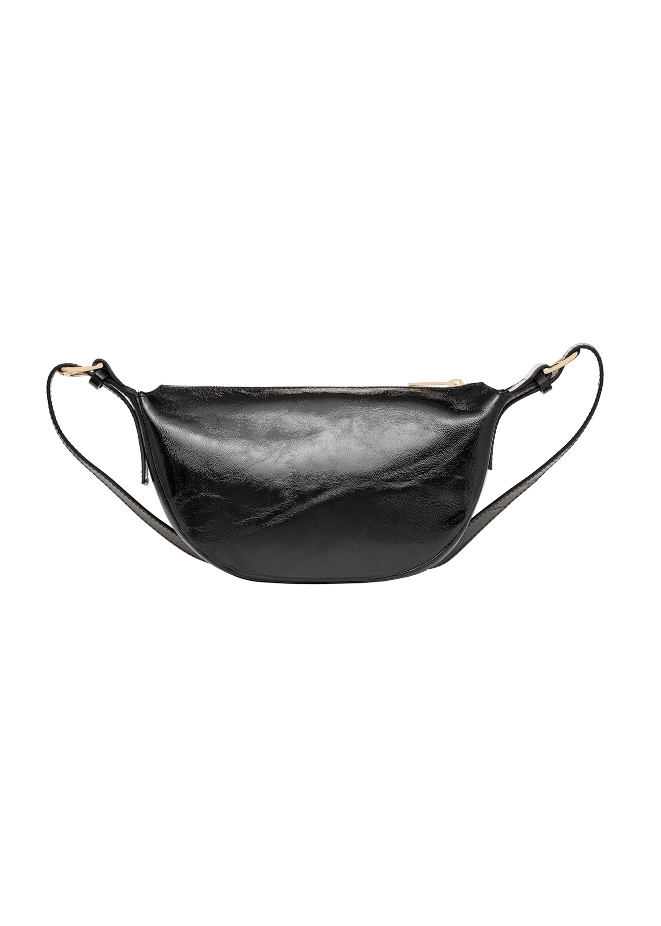 Small women's handbag with gloss TORES-1374-9F(Z26), product view from the back on a white background.