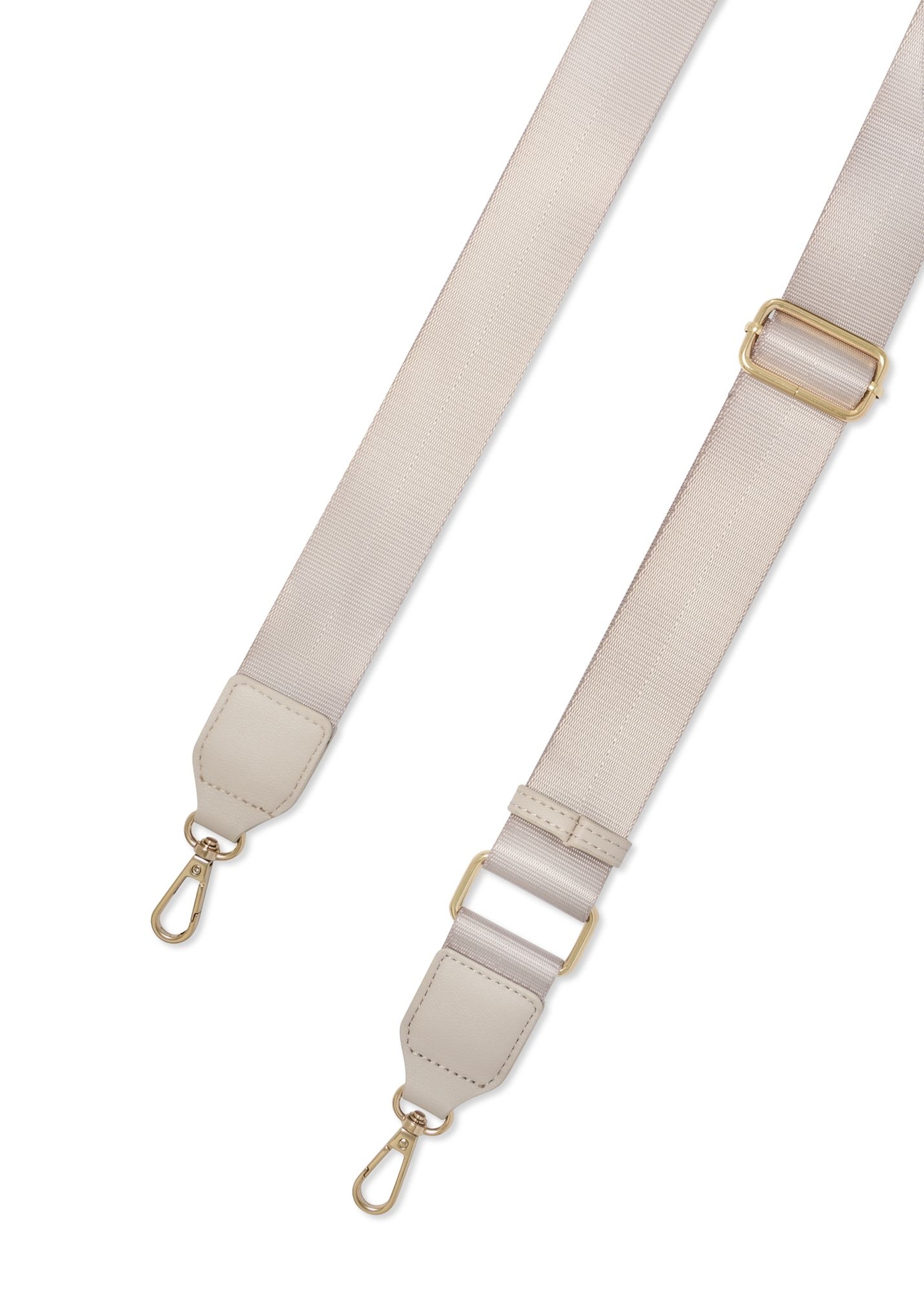 Cream women's waist bag TOREC-1191-0B(W26) - close-up detail, on white background.