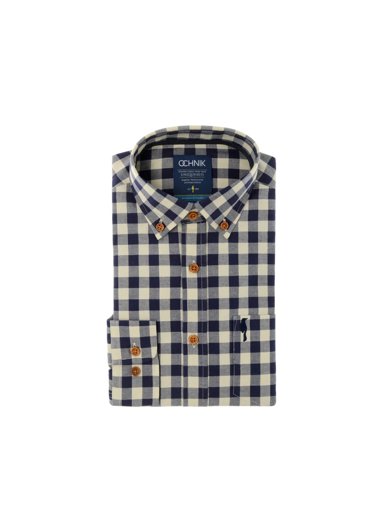 Koszula męska Hobas KOSMT-0002-15(Z16)-03