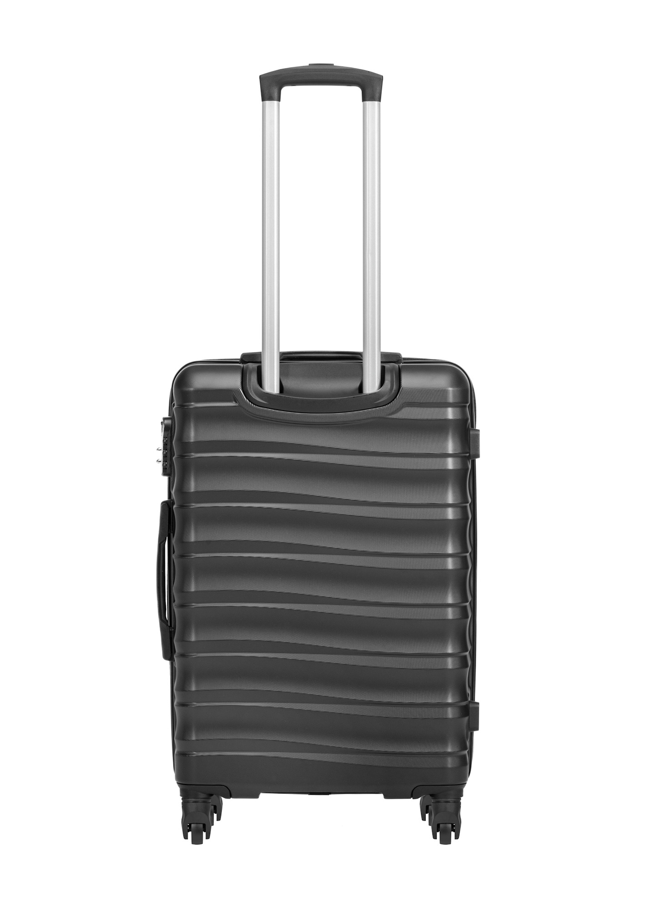 Set of 19'/24'/28' trolley suitcases WALAB-0081-99(W26), back view of the product on a white background.