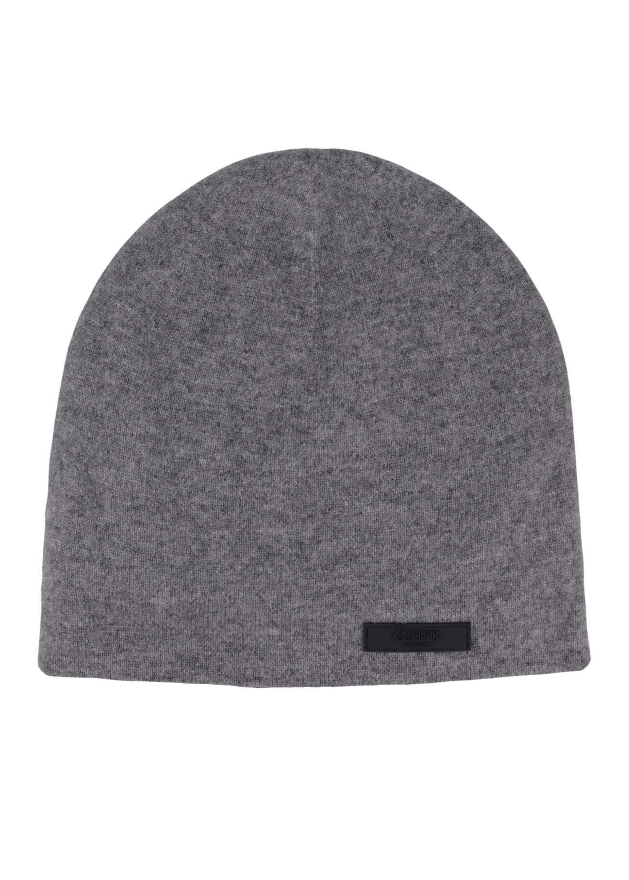 Gray wool men's hat CZAMT-0099-9D(Z26), front product view on white background.
