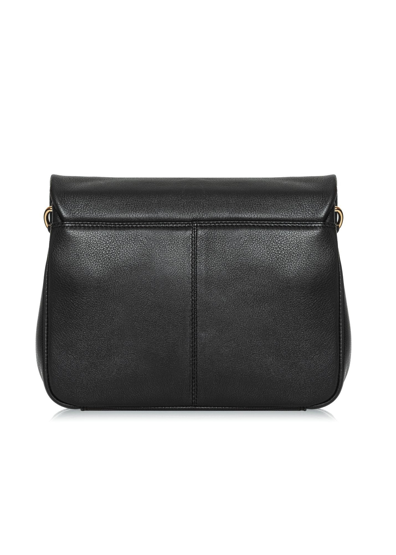 Black leather women's handbag TORES-0911D-99(W25)-03