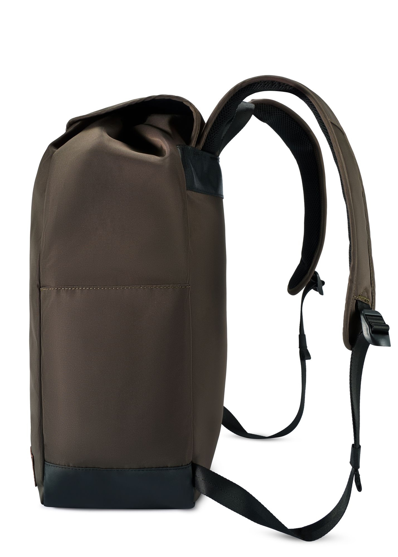 Men's khaki backpack TORMN-0415-8D(W26) - back view of the product, on a white background.