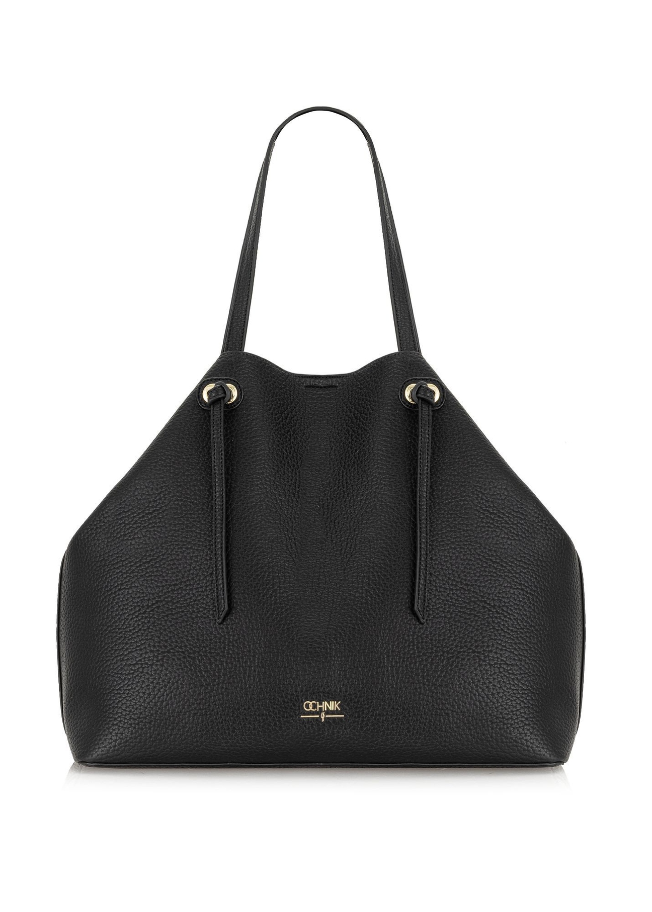 Large black shopper bag TOREC-0995A-99(Z25)