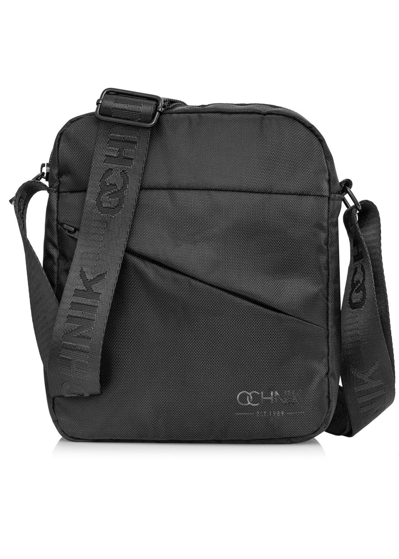 Black men's bag TORMN-0266C-99(Z25), front product view on white background.
