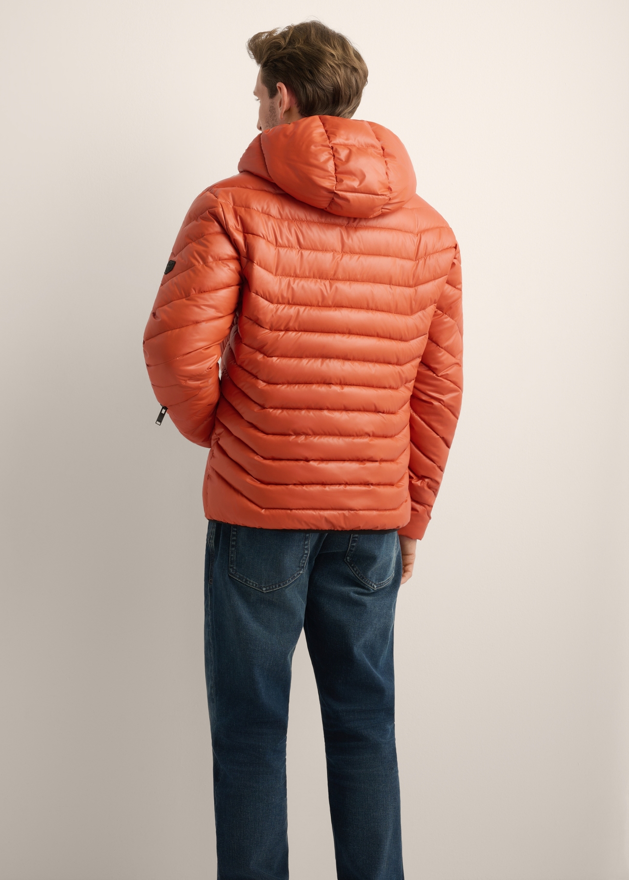 Men's orange jacket KURMT-0380-3C(Z26)