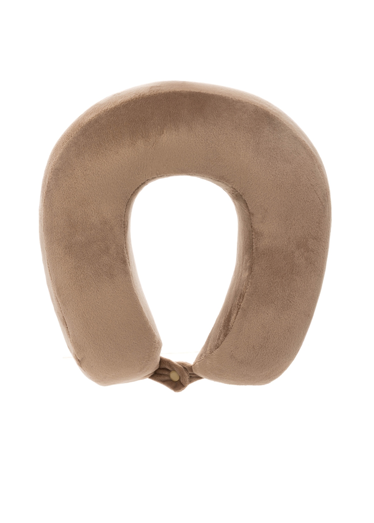 Beige soft headrest AW-014-0004-1B(W26), front product view on white background.