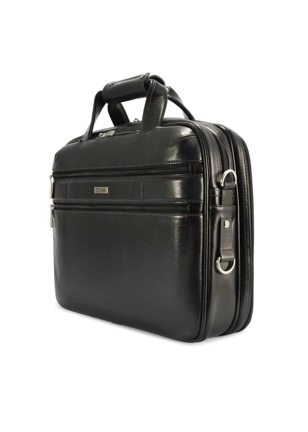 Black leather men's bag TORMS-0483-99(Z25)