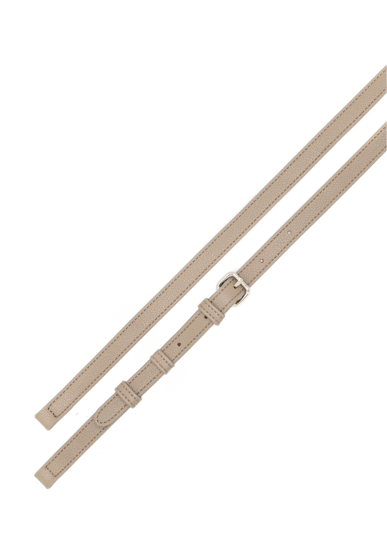 Women's handbag in cool beige color TOREC-1284-1K(Z26), view of the detachable strap of the product on a white background.