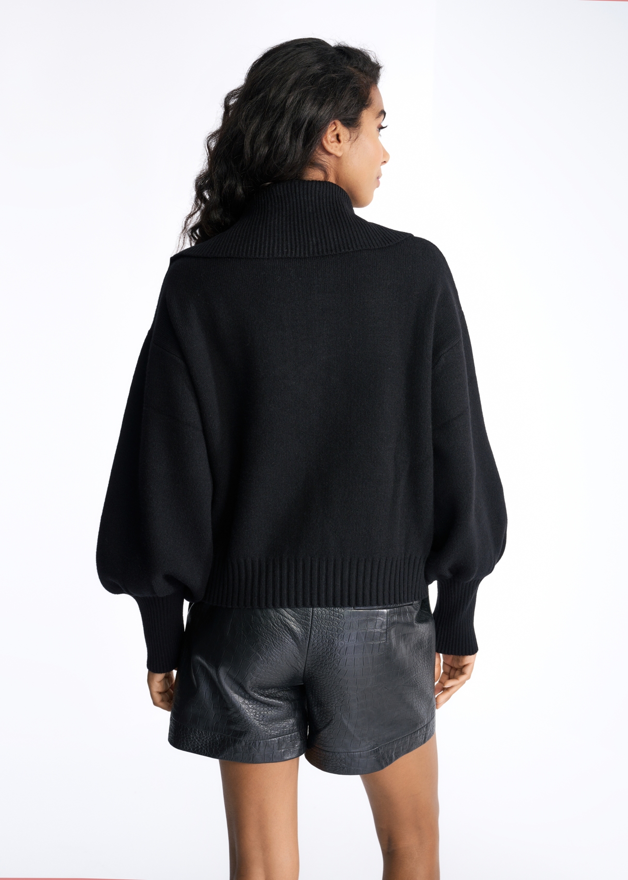 Women's stretch sweater SWEDT-0171-99(Z22)-04