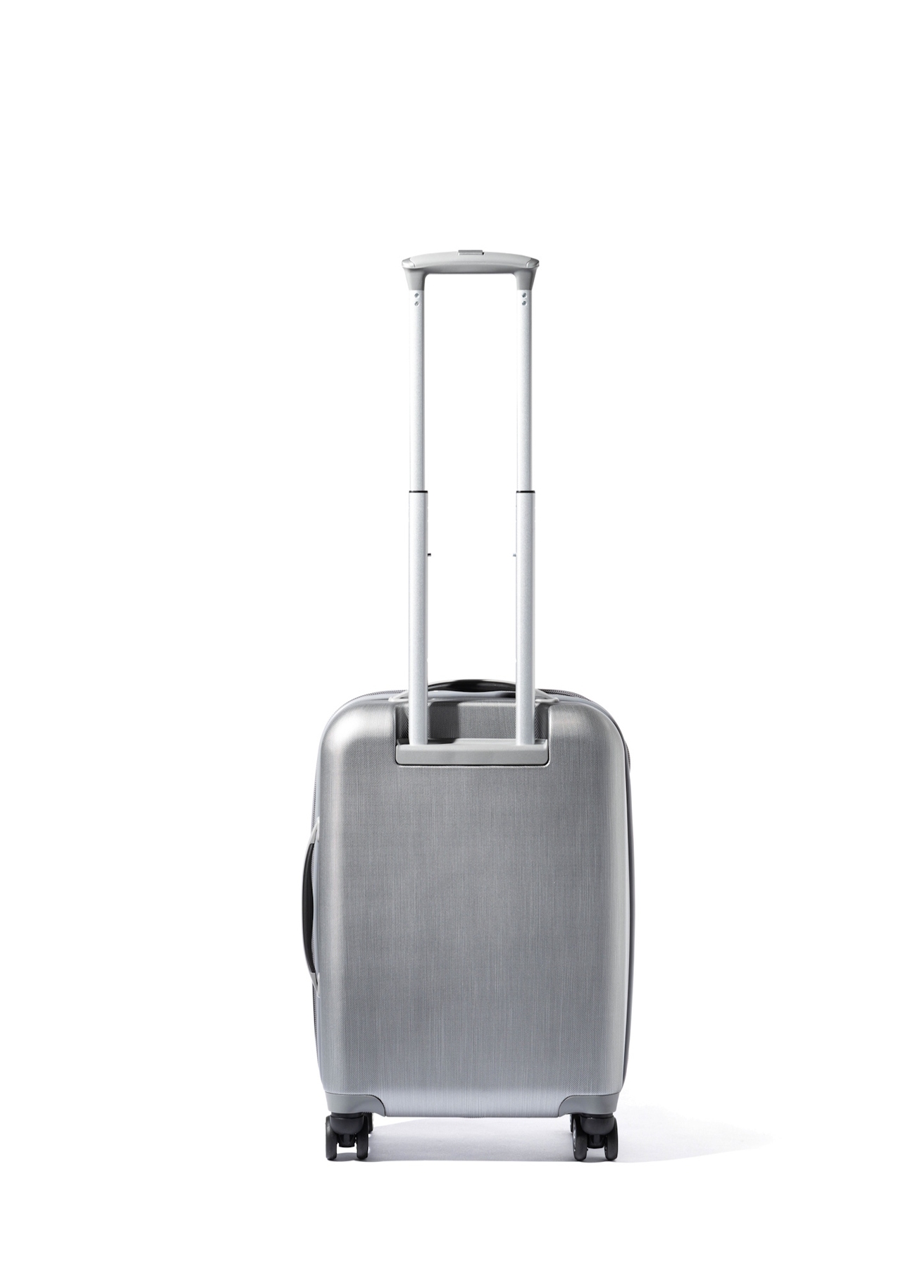 Medium suitcase on wheels WALPC-0001-9X-24(W26), product view from the back on a white background.