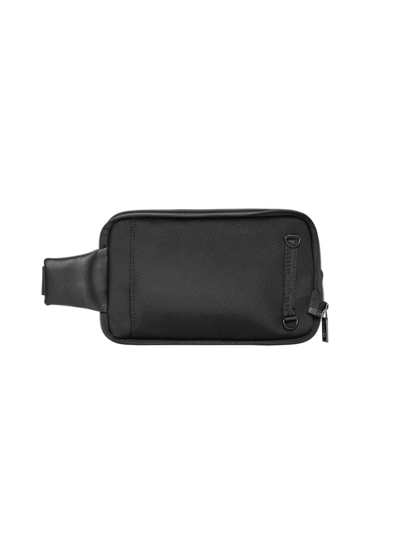 Black men's backpack with a pouch TORMN-0442-99(Z26)