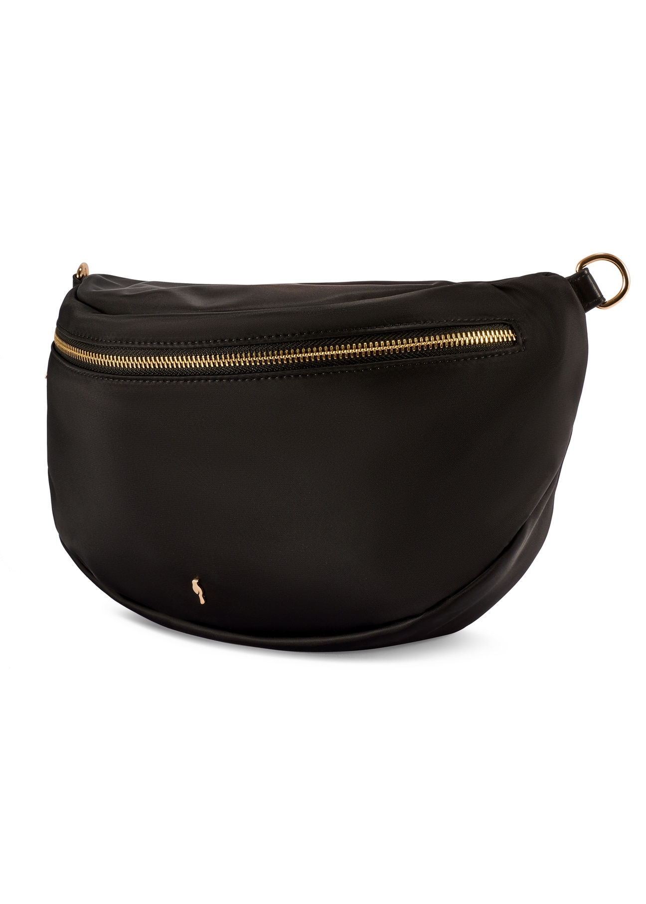 Large black women's bag TOREN-0345-99(W26) - diagonal product view, on a white background.