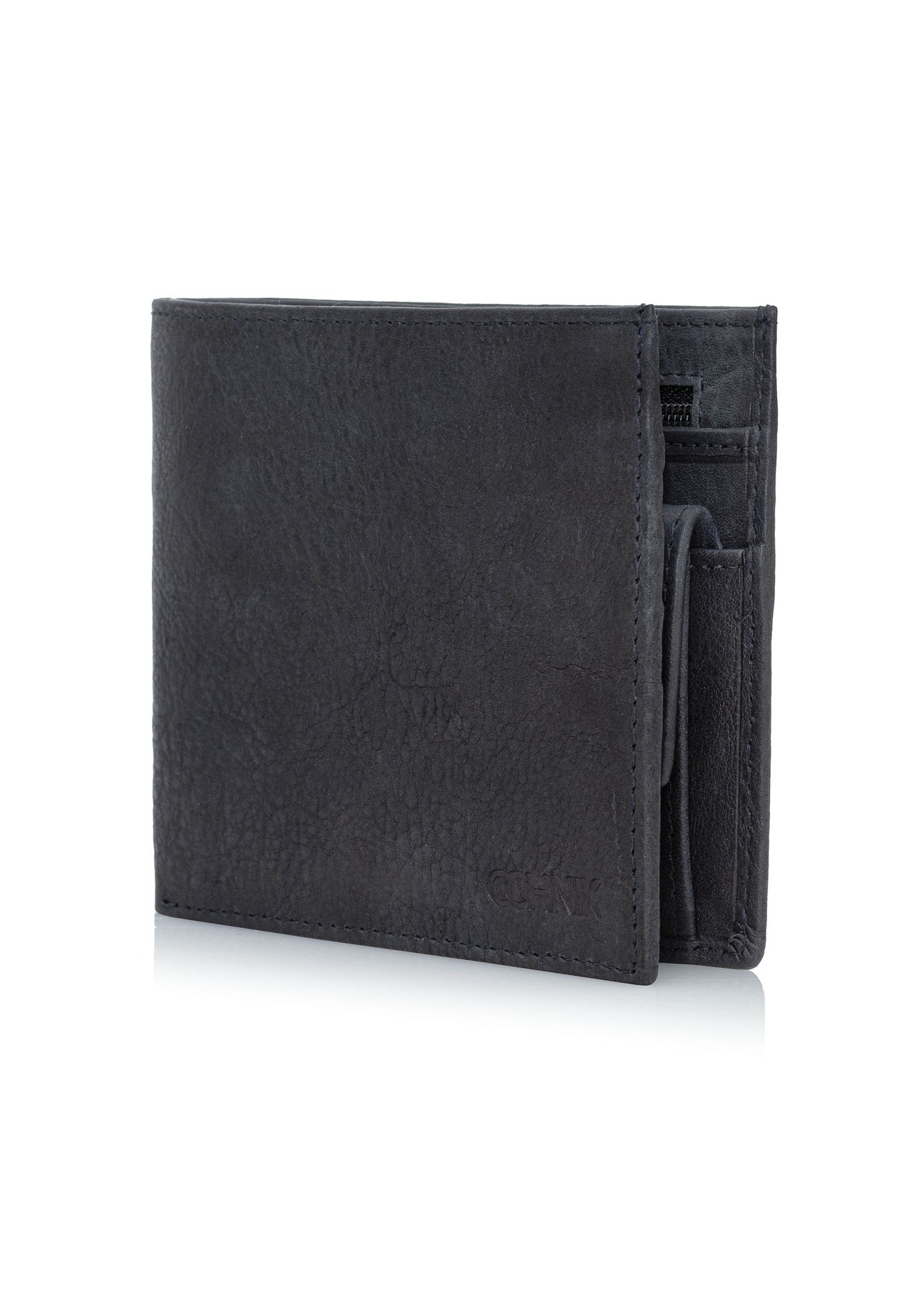Men's classic black wallet without clasp PORMS-0206-69(Z24)-02