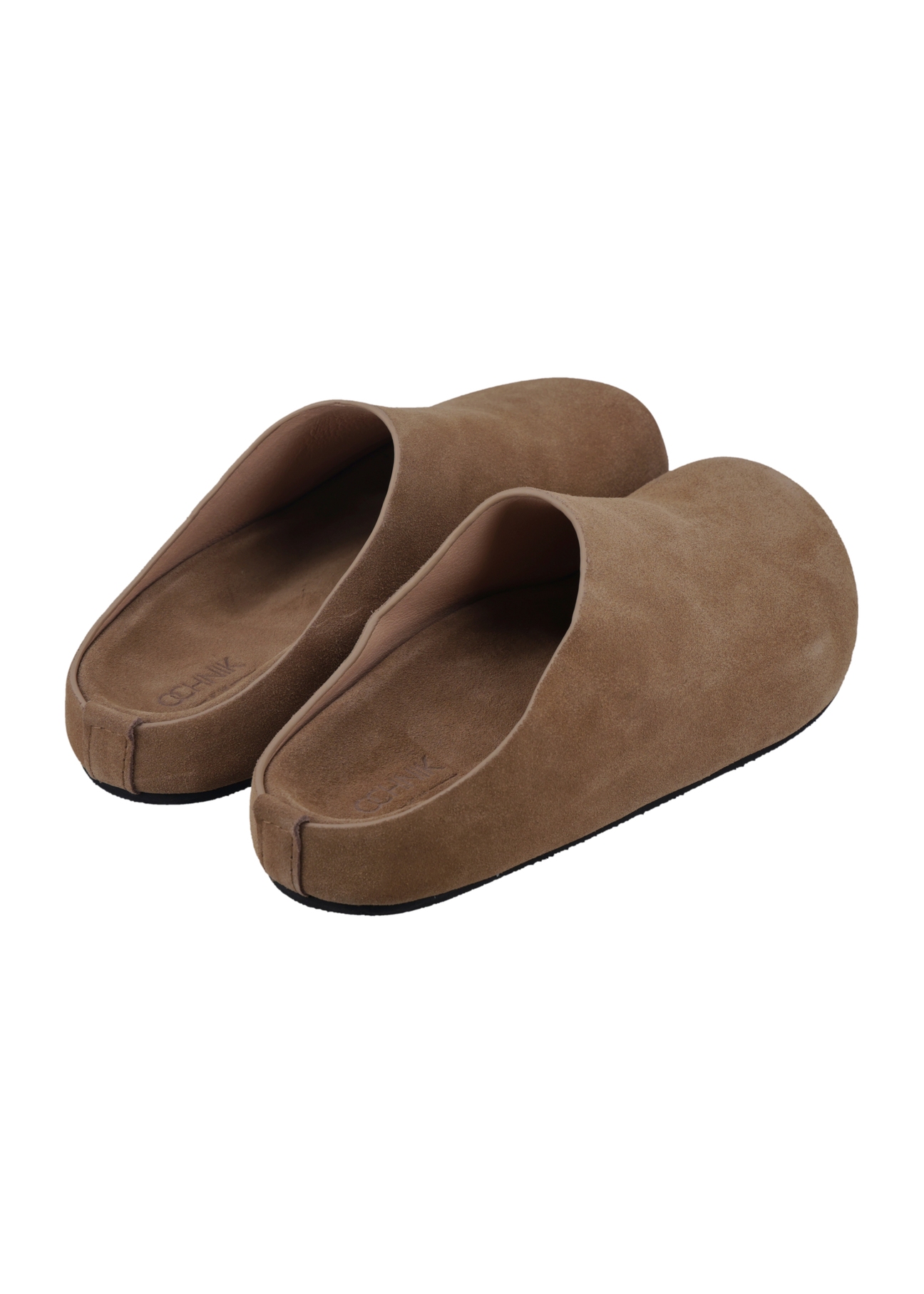Women's cool beige slippers BUTYD-1322-1K(Z26), rear view of the product on a white background.