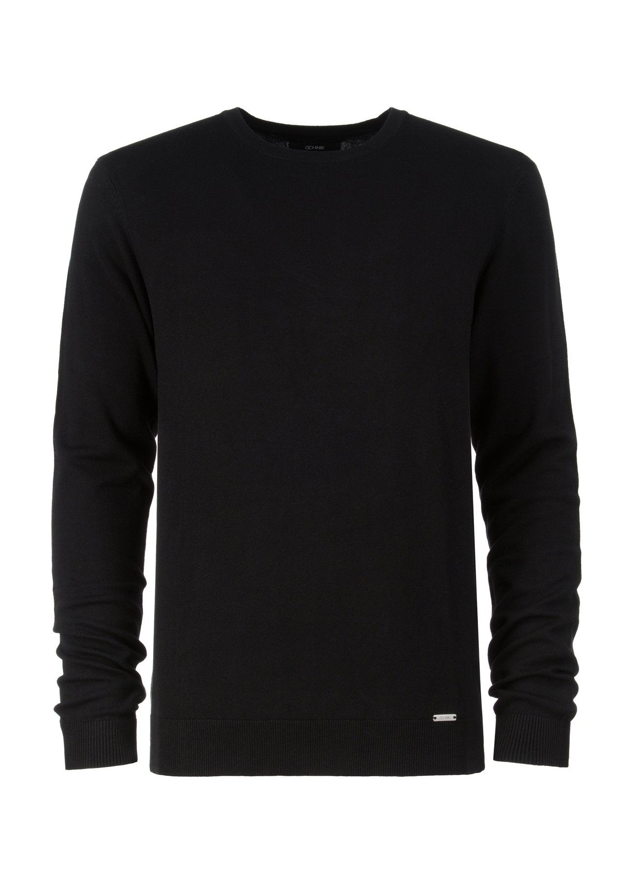 Black men's sweater SWEMT-0127-99(W23)-03