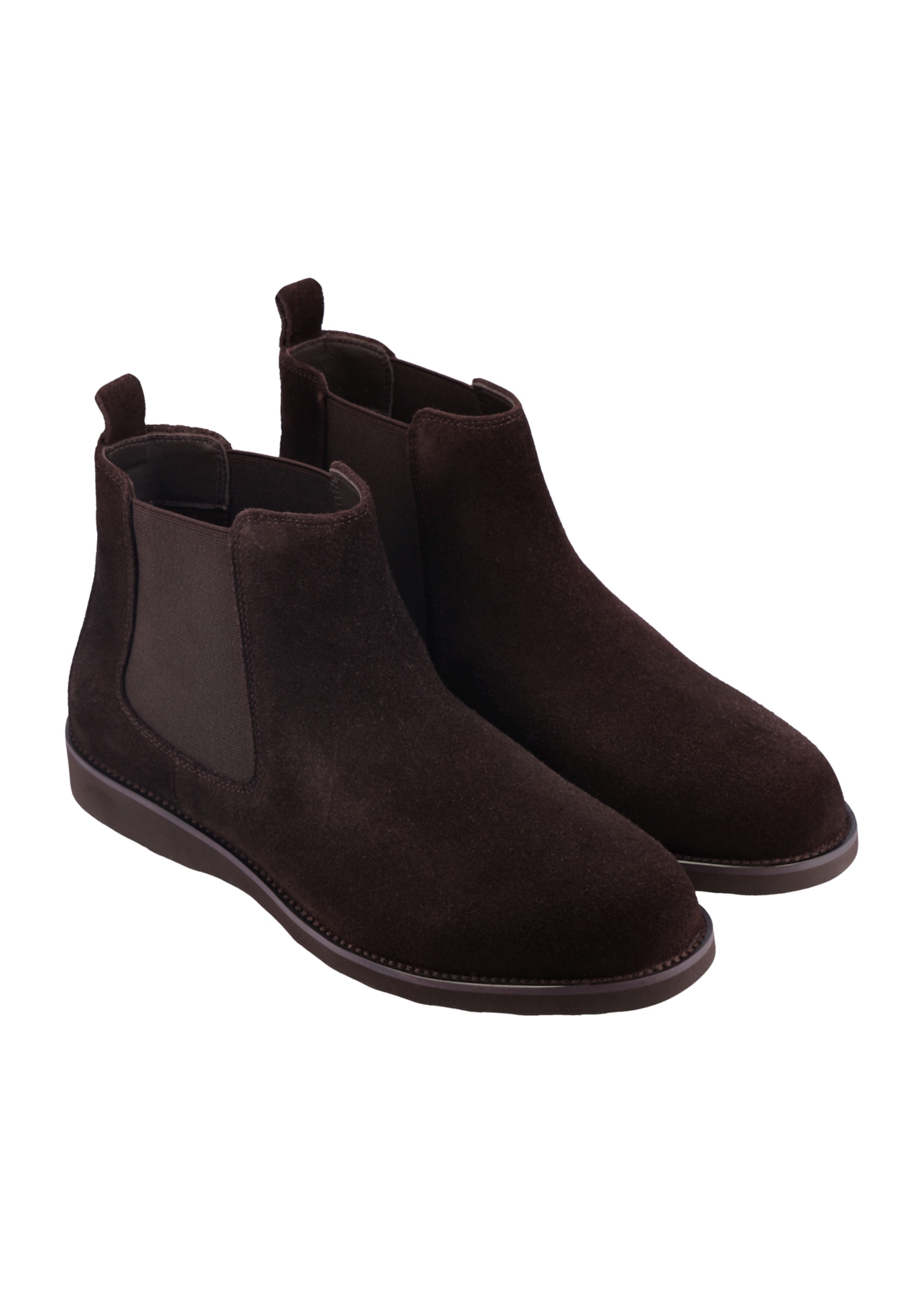 Men's suede Chelsea boots BUTYM-0563-1I(Z26), diagonal product view on a white background.