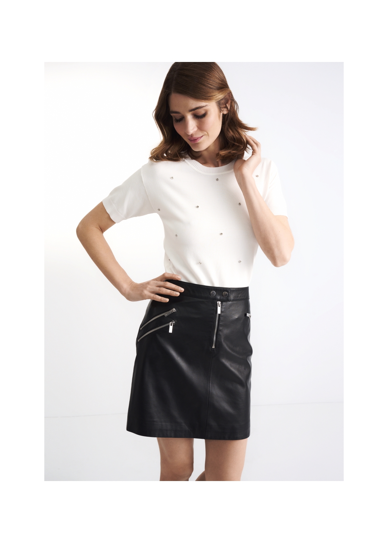 Women's skirt SPCDS-0059-5491(W22)-02