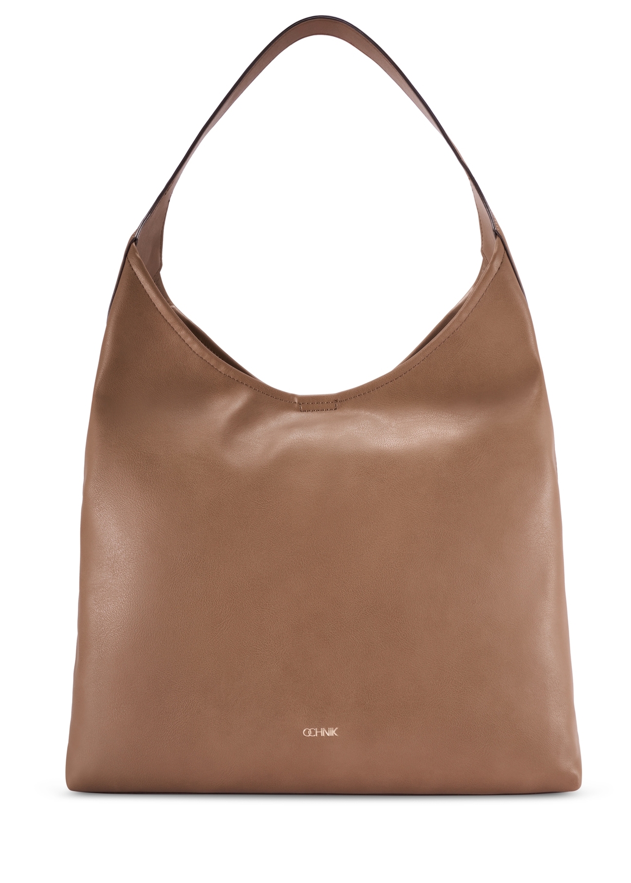 Large camel-colored women's handbag TOREC-1199-1D(W26)
