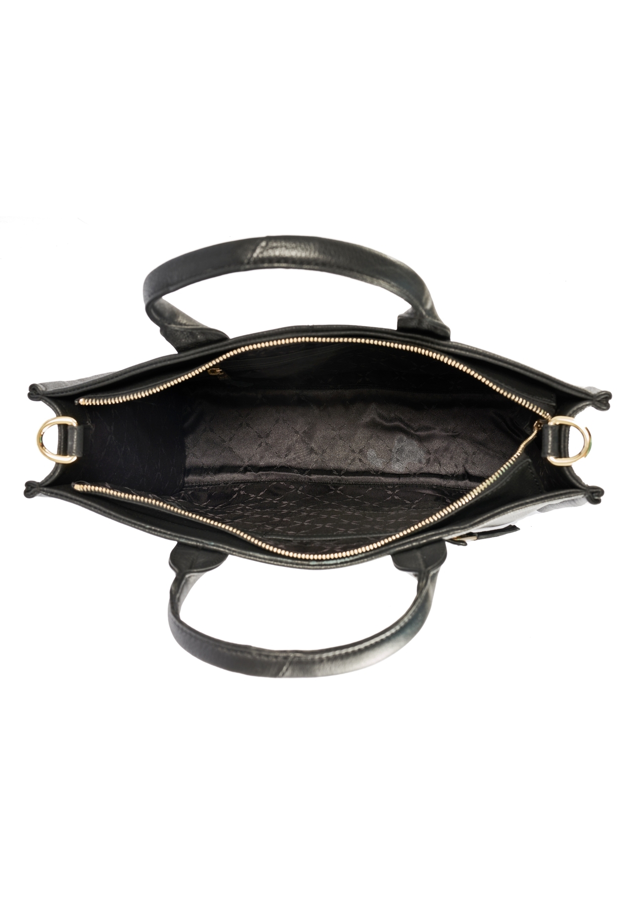 Women's leather handbag TORES-1145-99(Z25), product view from the inside on a white background.