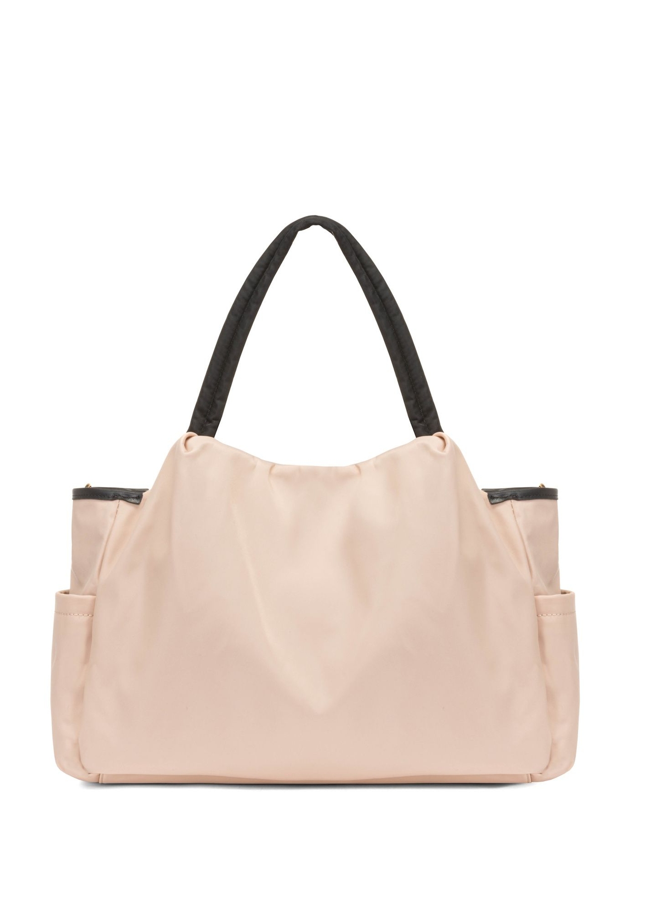 Powder pink bag for mother TOREN-0308-5A(W26) - back view of the product on a white background.