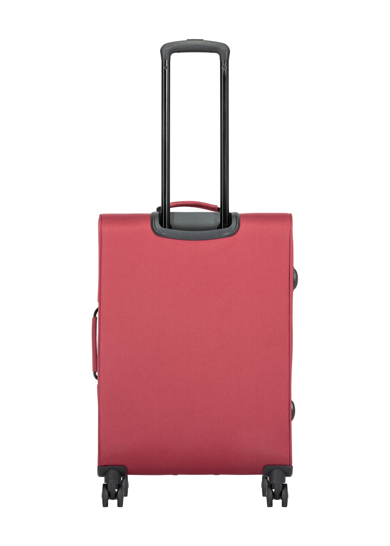 Medium suitcase on wheels WALNY-0045-4B-24(W26), product view from the back on a white background.