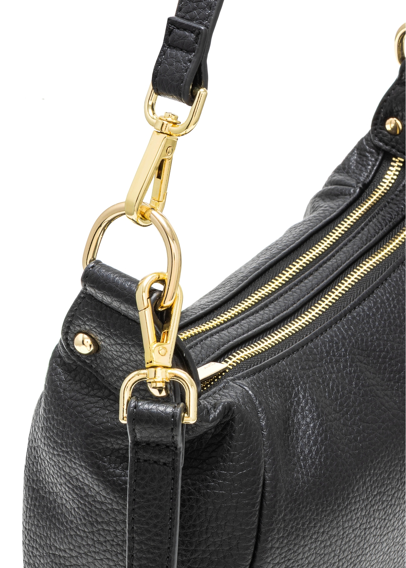 Black shoulder shopper bag TOREC-0885B-99(Z25)